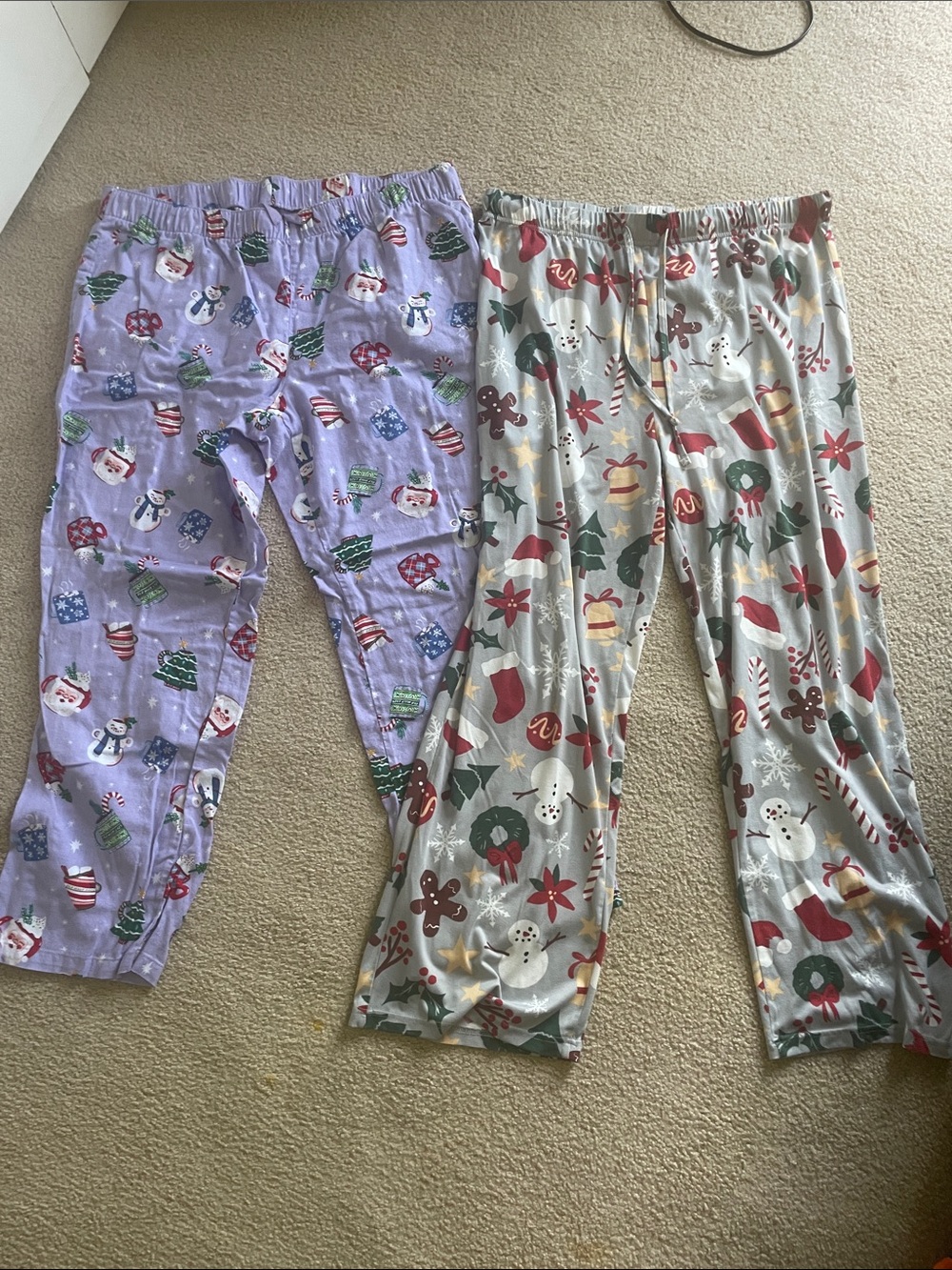 Christmas XL Pajama Pants Lot of 2
